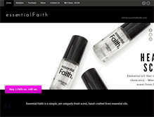 Tablet Screenshot of essentialfaith.com